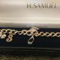 Vintage 1960 Sterling Silver 925 Curb Link Charm Bracelet x 6 Charms Heavy 23 g
