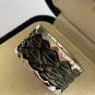 Seven London V Sterling&Oxidised Men’s Band Ring Size UK P 1/2, US 8- 16.1 Grams