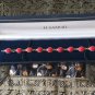 Stunning Colour Vintage 1970 Sterling Silver 925 Red Glass Bracelet 10.3 gram