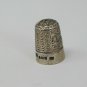 Antique Vintage Art Deco 1928 Solid Silver Royal Spa Designer Sewing Thimble