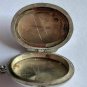 Vintage Birmingham 1969 Sterling Silver Floral Picture Locket & 18 Inch Chain