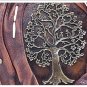 WITCHCRAFT SPELLS - Genuine Leather Writing Journal Book (Tree of Life) HANDMADE