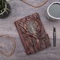 WITCHCRAFT SPELLS - Genuine Leather Writing Journal Book (Tree of Life) HANDMADE