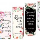 MAGNETIC 3 X BIBLE VERSE Bookmark Collection Handmade Set - Religious Motivation