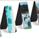 MAGNETIC 3 X NATURAL SCENERY Bookmark Collection Handmade Set