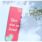 MAGNETIC 3 X INSPIRATIONAL QUOTES Bookmark Collection Handmade Set