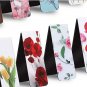 MAGNETIC 3 X Flowers Bookmark Collection Handmade Set