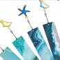 3 X Ocean Theme Bookmark Collection Handmade Set - Beautiful!!!!