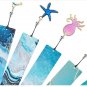 3 X Ocean Theme Bookmark Collection Handmade Set - Beautiful!!!!