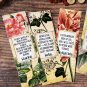 Romantic Poets Bookmark Collection Handmade Set