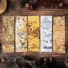 Antique Mythical Maps Bookmark Collection Handmade Set