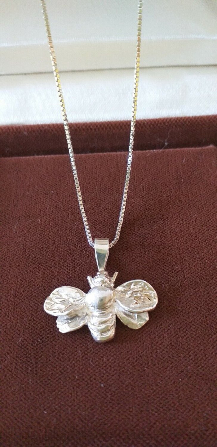 OUTLANDER Inspired Tell The Bees I`M Gone STERLING SILVER Pendant and Chain