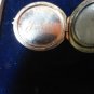 Antique 1900-s Heavy Locket Silver Pendant on 18 inch Chain Engraved JULIA.