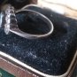 Antique Vintage Victorian Sterling Silver Aquamarine Ring UK Size M 1/2 US 6 1/2
