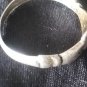Antique Vintage Very Old 1800-s IRISH CLADDAGH Silver Ring Size UK P, US 7.5