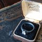 Antique Vintage 1800-s Solid Silver Zircon Very Old Ring UK size R, US 8 1/2