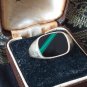 Vintage 1940-s 925 Sterling Silver SIGNET Ring Size US Size 10 3/4, UK Size V