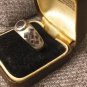 Antique Vintage 1920-s Amethyst 925 Sterling Silver Ring Size UK Q, US 8 HEAVY!