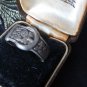 Antique 1700-s Georgian Era Silver Hallmarked Buckle Belt Ring Size UK U, US 10