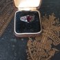 Antique Vintage Victorian Silver and Ruby Ring - UK Size P, US 7 1/2 Hallmarks!