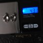 Antique Vintage Late Edwardian Little Smokey Quartz Drop Dangle Earrings - 4.31g