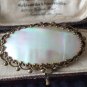 Antique Vintage Victorian Large Mother of Pearl Brooch - Very Rare and Beautiful