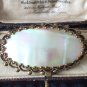 Antique Vintage Victorian Large Mother of Pearl Brooch - Very Rare and Beautiful