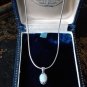 Vintage 1950-s 925 Sterling Silver Natural Opal Necklace - Beautiful!!!