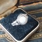 Antique Vintage 1920-sCultured Pearl Silver 800 Ring Size UK S, US 9