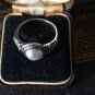 Antique Vintage 1920-sCultured Pearl Silver 800 Ring Size UK S, US 9
