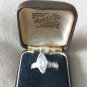 Antique Vintage 1920 Denmark Spinning Silver Ring UK O , US 7 All Hallmarks!