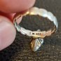 Antique Vintage 1920 Denmark Spinning Silver Ring UK O , US 7 All Hallmarks!
