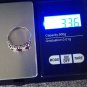 Antique Vintage 1920 Ruby Silver Ring Size UK L, US 5 3/4 Full Hallmarks ANCHOR.