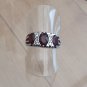 Antique Vintage 1920 Ruby Silver Ring Size UK L, US 5 3/4 Full Hallmarks ANCHOR.