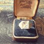 Antique Vintage Victorian Silver and Gold Stone Set Ring - UK Size U, US 10 1/4