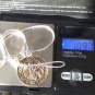 Vintage 1950-s Sterling Silver St Christopher Pendant on 20 Inch Chain 11.0 gram