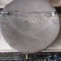 VINTAGE 1900-s Extremely Large Pewter Scottish Kilt Solid Ornate Decor Brooch