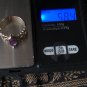Vintage 1970-s Celtic Heart Silver Amethyst Ring - UK Size O US 7 -HEAVY 5.84 g