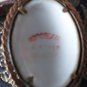 Vintage Genuine LIMOGES Hand Carved and Hand Painted Pendant - Very Old.
