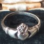 Antique Vintage Edwardian 925 Sterling Silver CLADDAGH Ring UK Size Y, US 12