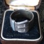 Antique Vintage Victorian 1800-s Heavy Buckle Silver Ring Size UK T, US 9 3/4