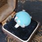 Antique Vintage Edwardian Very Heavy Moonstone 925 Silver Ring Size UK N, US 7