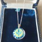 Vintage Hallmarked 925 Silver Scottish Thistle Necklace - Beautiful!