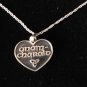 Vintage Celtic Love Silver Pendant on Chain - ANAM CHARAID in Original Box