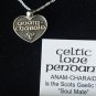 Vintage Celtic Love Silver Pendant on Chain - ANAM CHARAID in Original Box