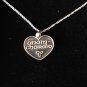 Vintage Celtic Love Silver Pendant on Chain - ANAM CHARAID in Original Box
