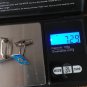 Antique Vintage 1920-s Blue Enamel Sterling Silver Cufflinks
