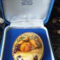 Vintage 1950-s Genuine Gold Edged Fine Bone China Fruit BROOCH in Original Box.