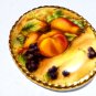 Vintage 1950-s Genuine Gold Edged Fine Bone China Fruit BROOCH in Original Box.