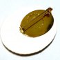 Vintage 1950-s Genuine Gold Edged Fine Bone China Fruit BROOCH in Original Box.